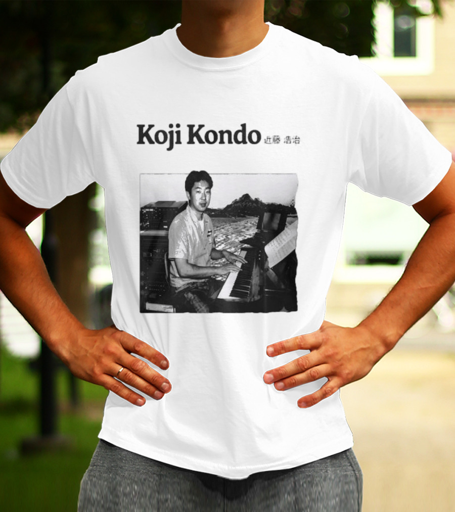 Koji Kondo I Can Hear Music Piano Masters T-Shirt