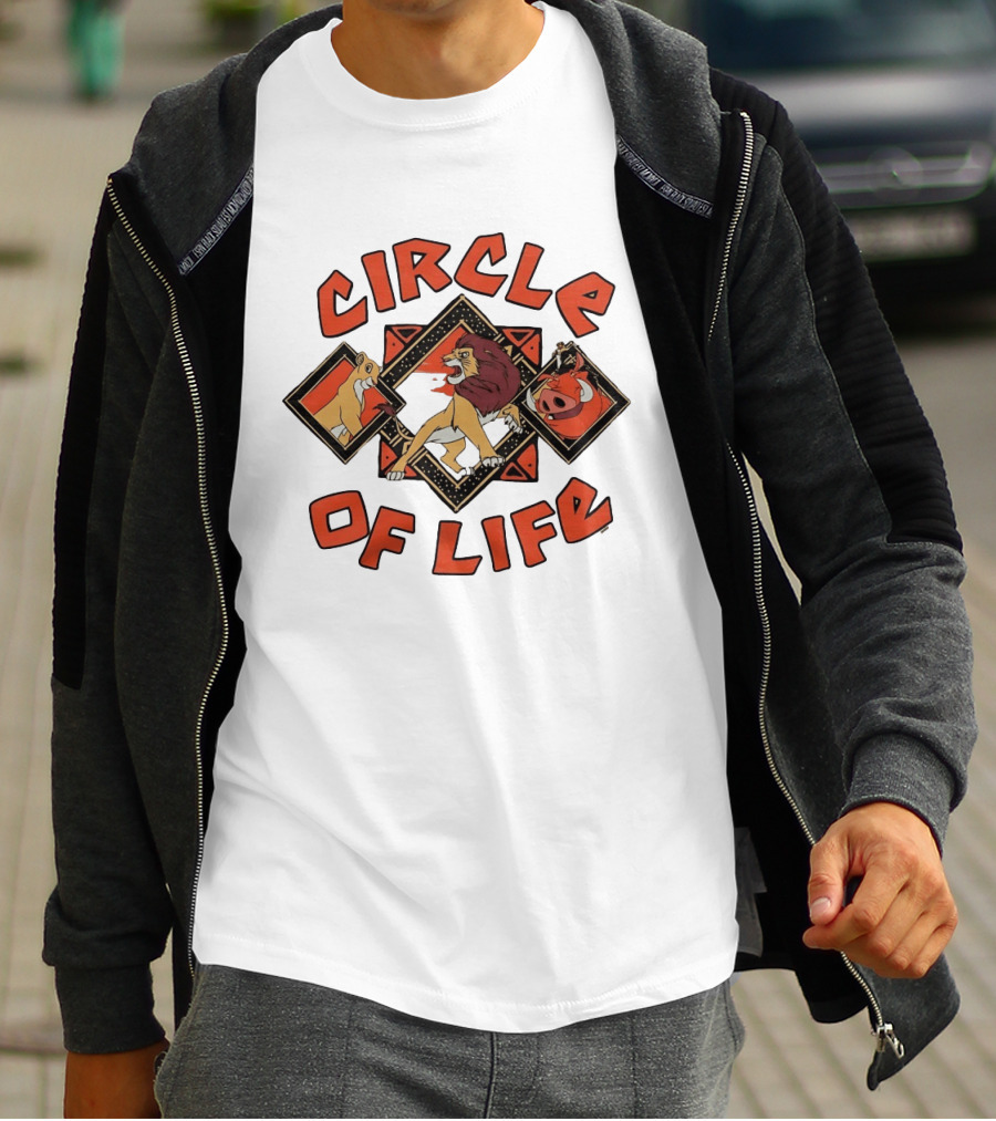 Circle Of Life Lion King Diamond Frames Disney T-Shirt