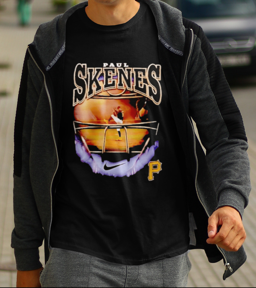 Paul Skenes Pittsburgh Pirates Nike P Logo Baseball Stadium T-Shirt