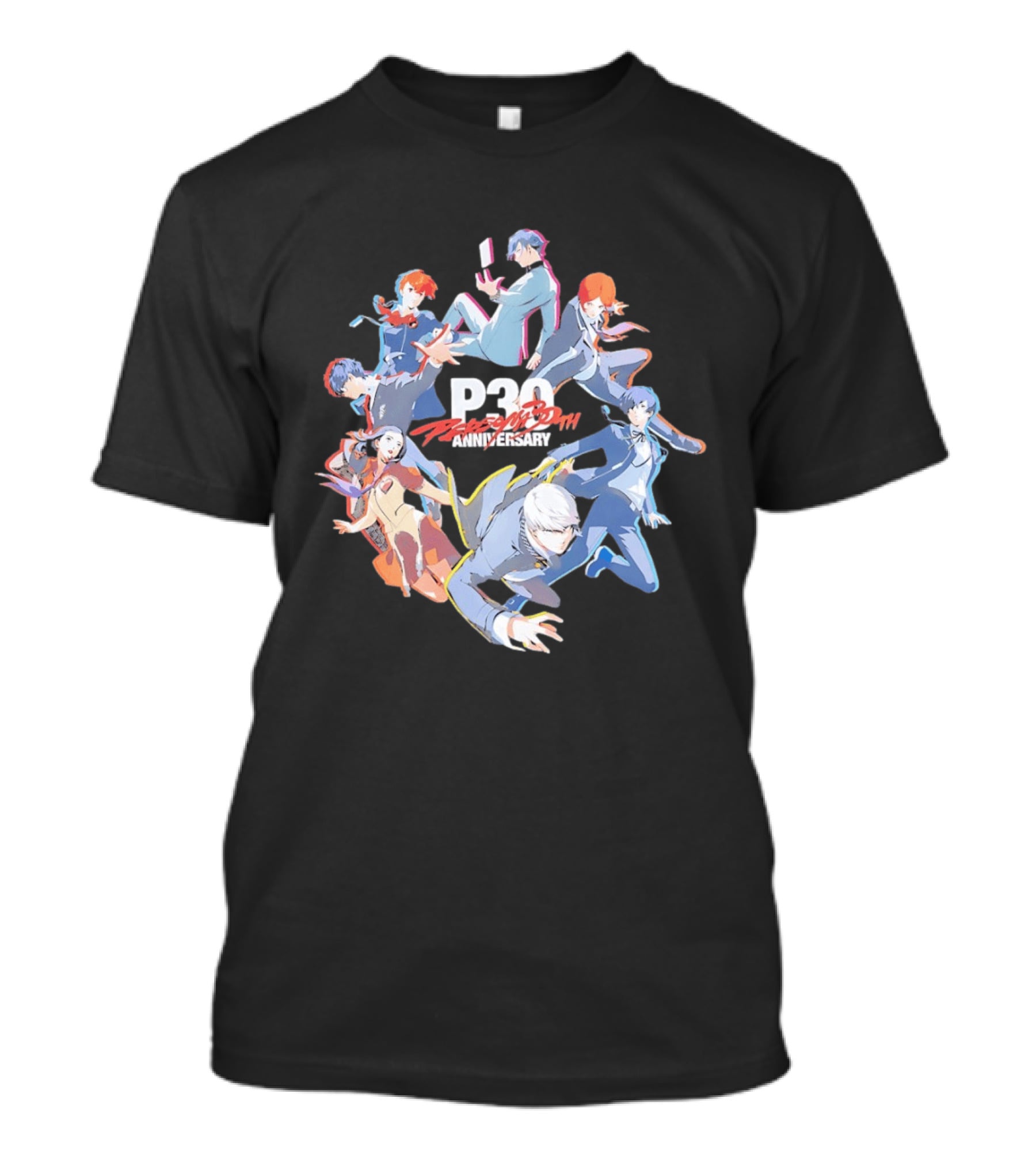 Persona 30th Anniversary P30 Atlus JRPG Collection T-Shirt