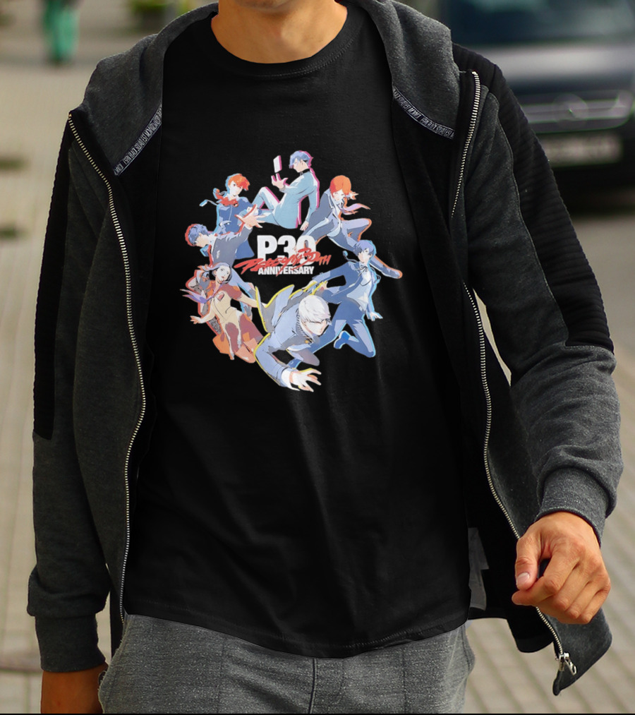 Persona 30th Anniversary P30 Atlus JRPG Collection T-Shirt