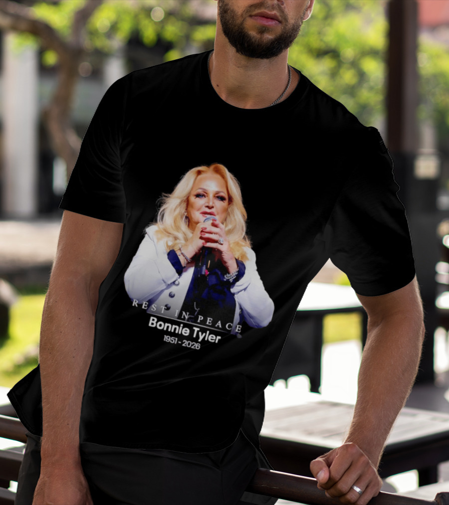 Rest In Peace Bonnie Tyler 1951 2026 T-Shirt