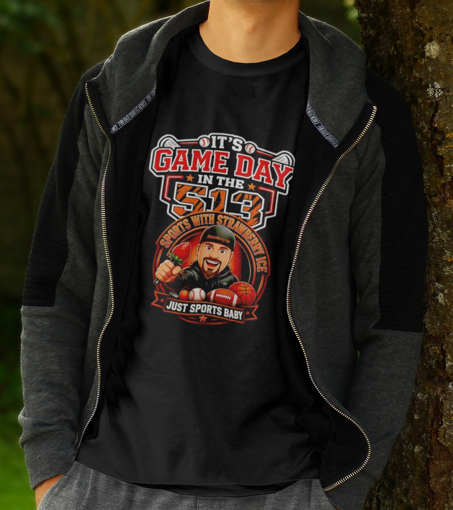 It's Game Day In The 513 Sports With Strawberry Ice Just Sports Baby T-Shirt