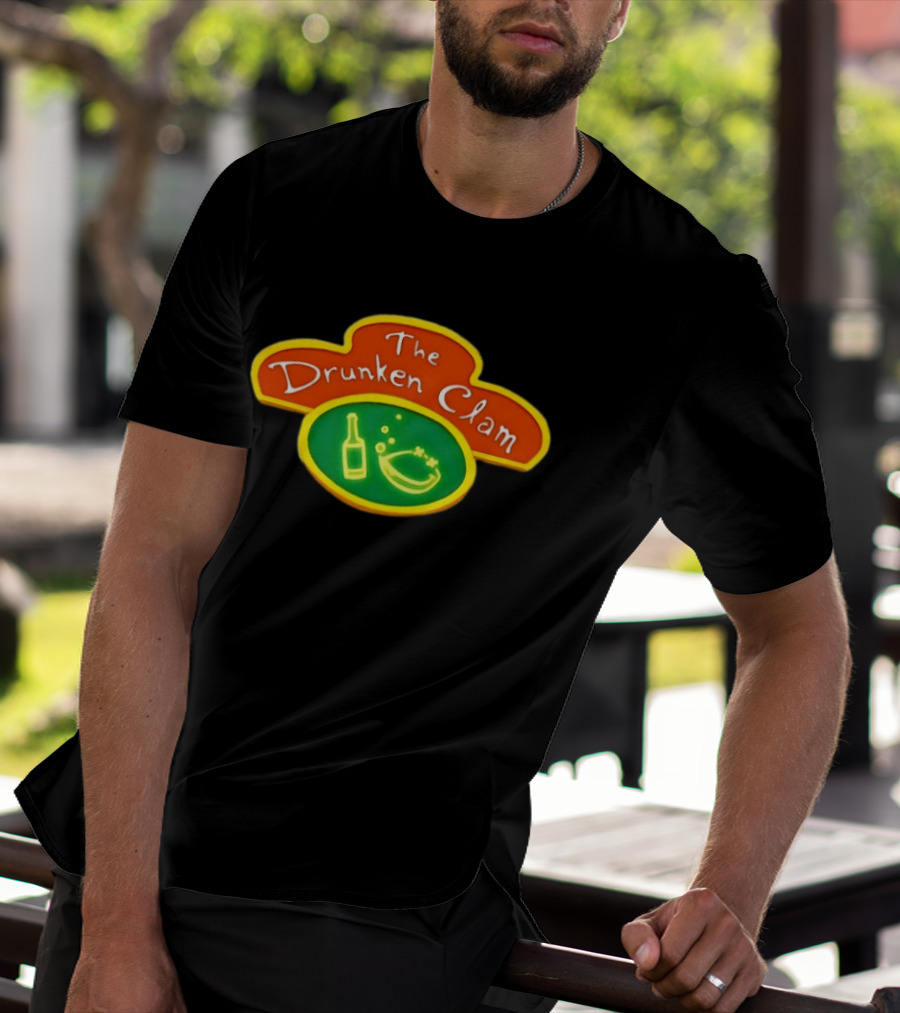 The Drunken Clam Family Guy Peter Griffin Neon Sign T-Shirt