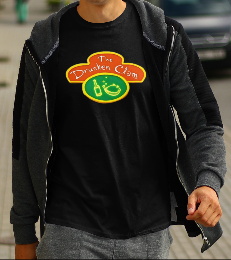 The Drunken Clam Family Guy Peter Griffin Neon Sign T-Shirt