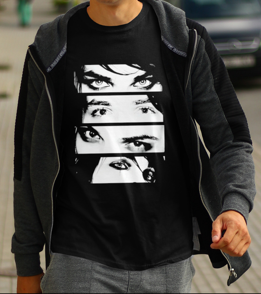 Gerard Way Eyes My Chemical Romance Emo Band Fan T-Shirt