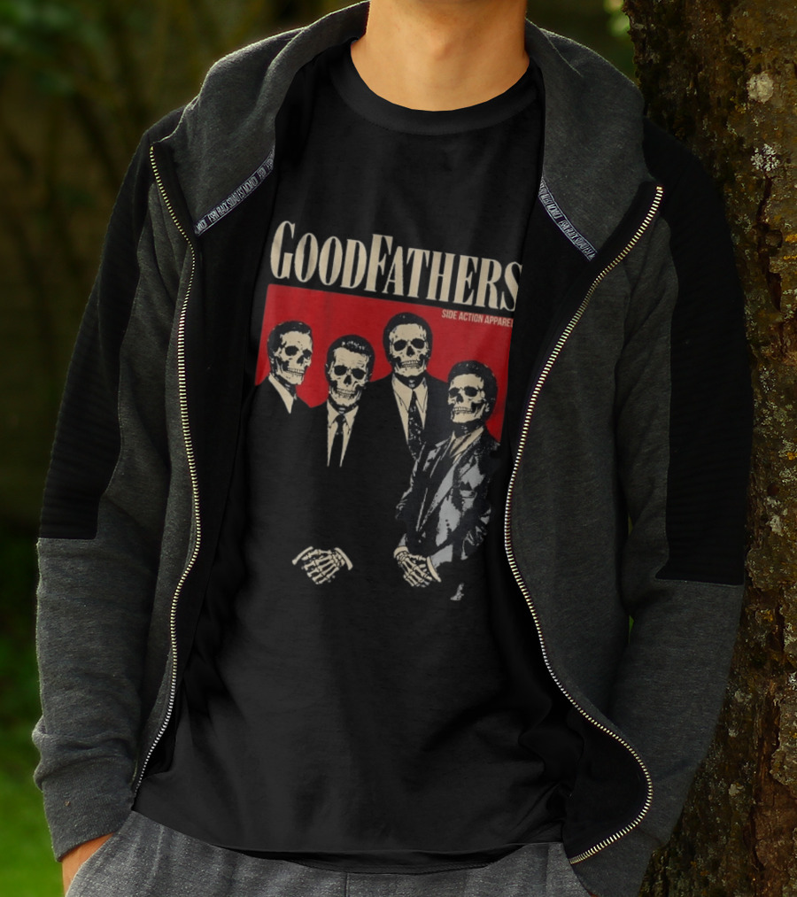 Goodfathers Side Action Apparel Skeleton Suits T-Shirt