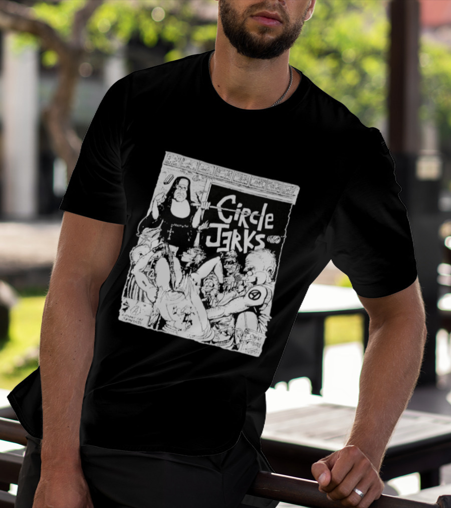 Circle Jerks Nun Punk Rock Band Chaos T-Shirt