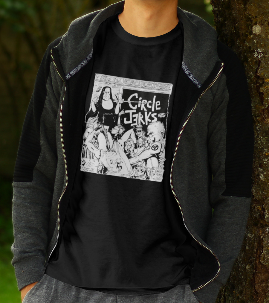 Circle Jerks Nun Punk Rock Band Chaos T-Shirt