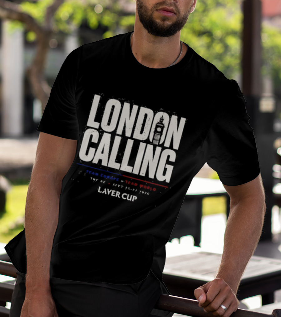 Laver Cup London Calling Team Europe Team World 2026 T-Shirt
