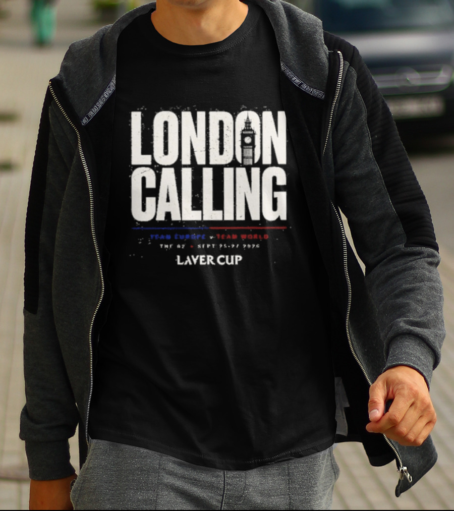 Laver Cup London Calling Team Europe Team World 2026 T-Shirt