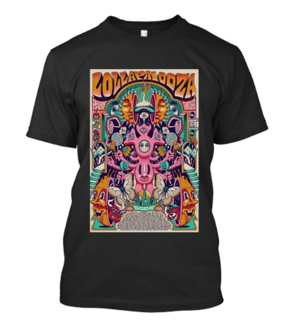 Lollapalooza Grant Park Chicago July 30 To August 2 2026 Festival T-Shirt