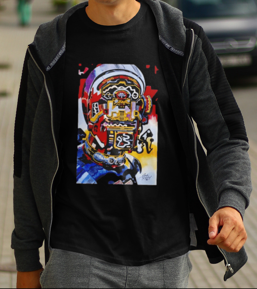 Jack Kirby Galactic Sci Fi Robot T-Shirt