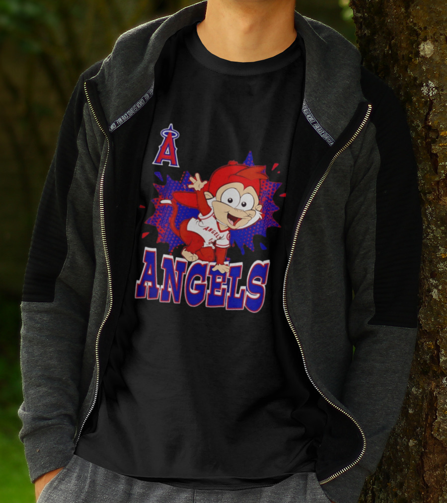 Los Angeles Angels Rally Monkey Baseball MLB Team Fans T-Shirt