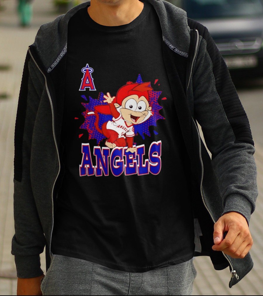 Los Angeles Angels Rally Monkey Baseball MLB Team Fans T-Shirt