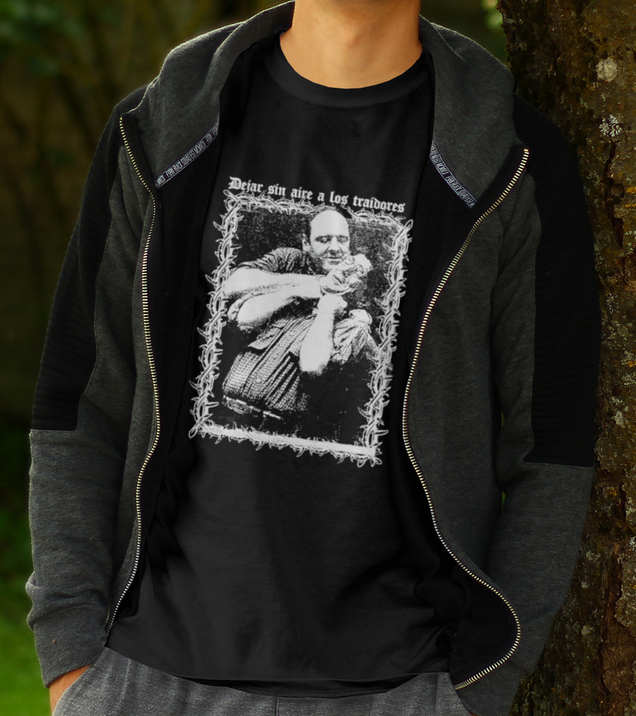 James Gandolfini Dejar Sin Aire A Los Traidores Mafia Power Cinematic T-Shirt