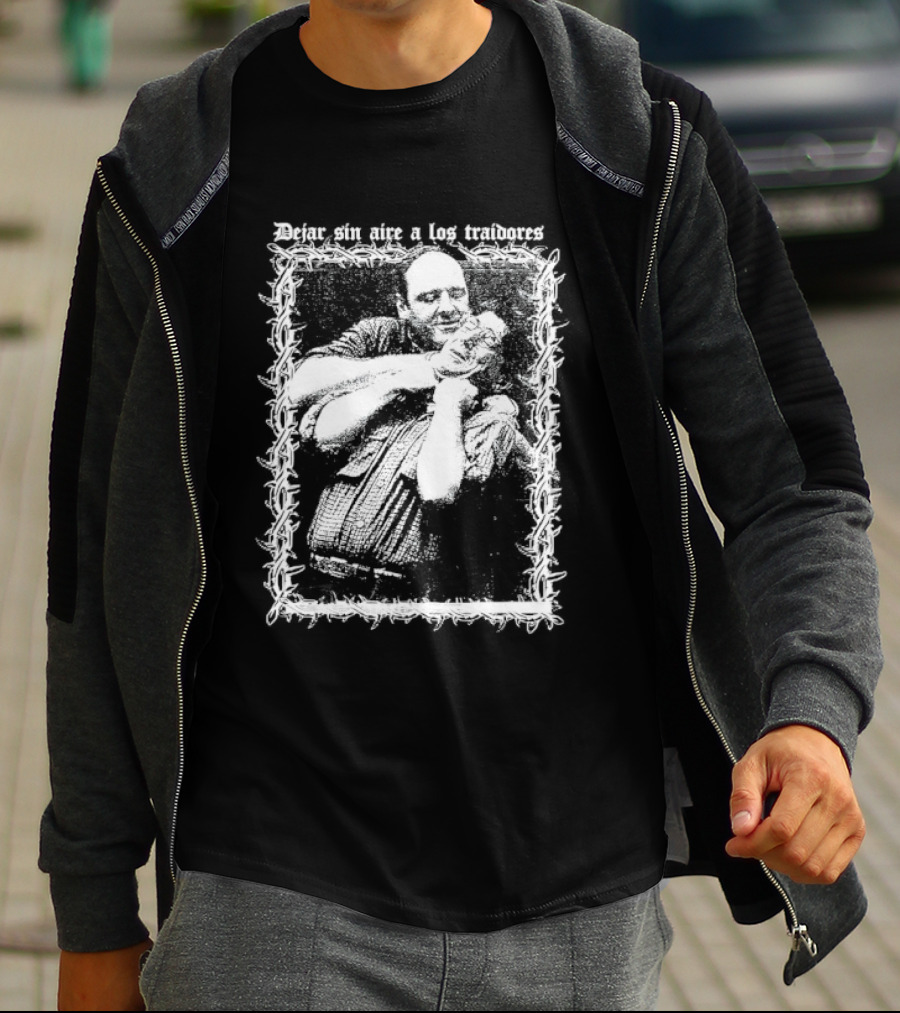 James Gandolfini Dejar Sin Aire A Los Traidores Mafia Power Cinematic T-Shirt