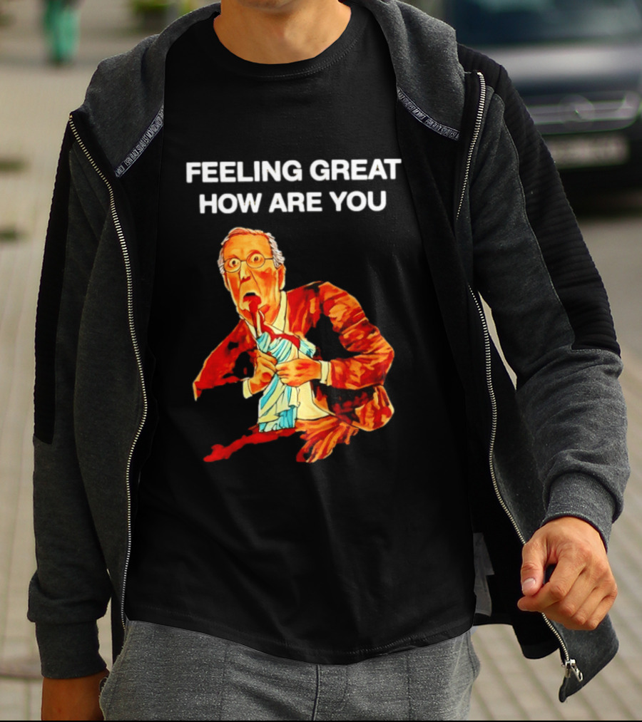 Mitch McConnell Feeling Great How Are You Image T-Shirt