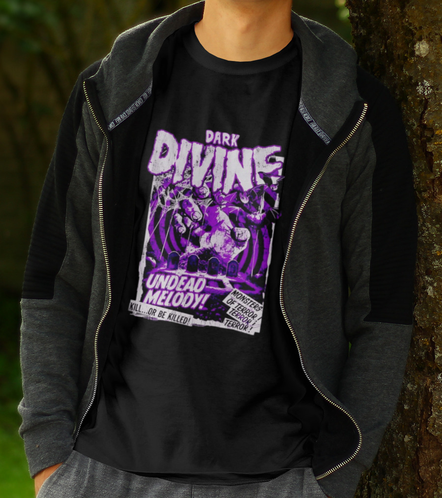 Dark Divine Undead Melody Monsters Of Terror Horror T-Shirt