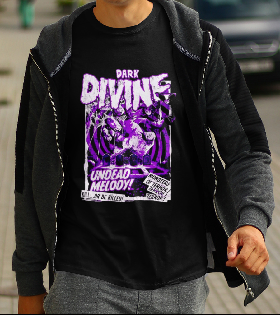 Dark Divine Undead Melody Monsters Of Terror Horror T-Shirt