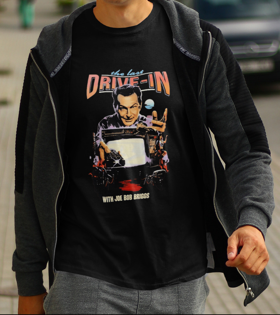 The Last Drive In With Joe Bob Briggs Retro Horror T-Shirt