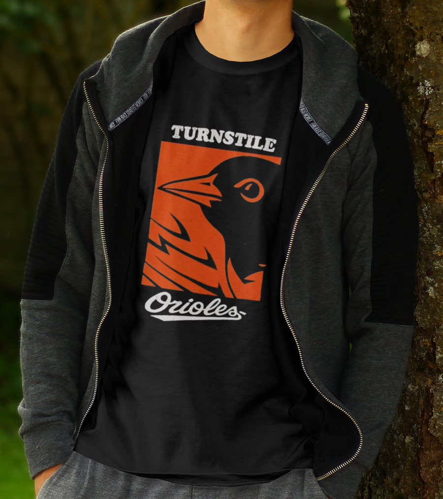 Turnstile Orioles Bird Orange T-Shirt