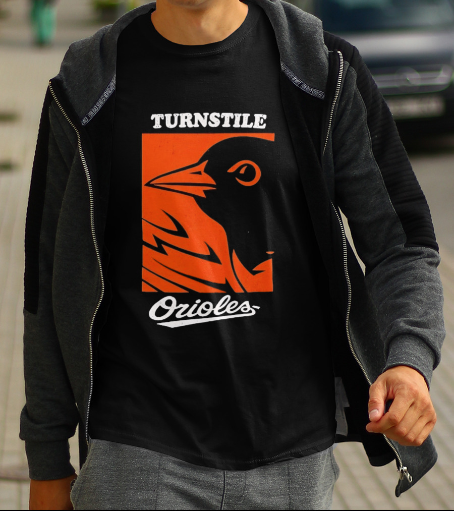 Turnstile Orioles Bird Orange T-Shirt