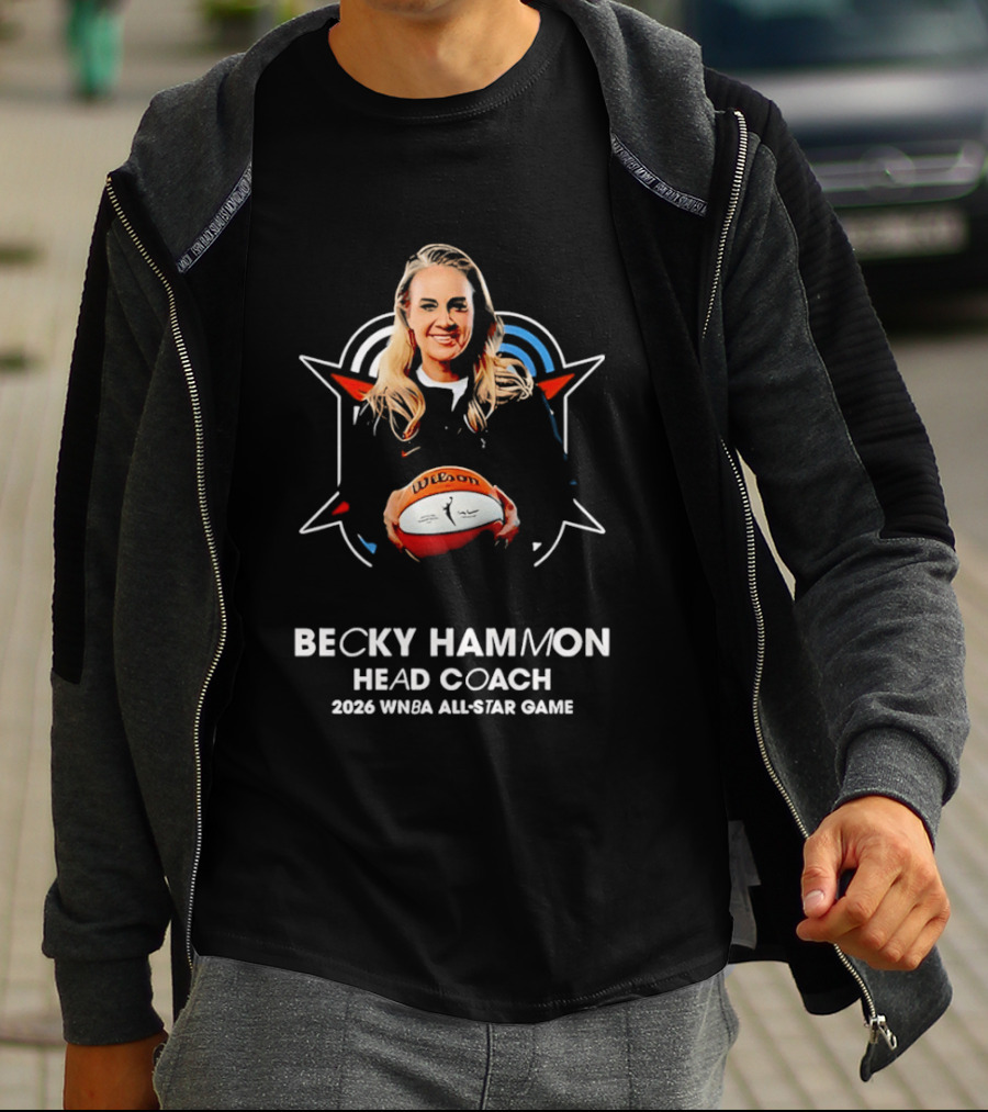 Becky Hammon Head Coach 2026 WNBA All Star Game T-Shirt