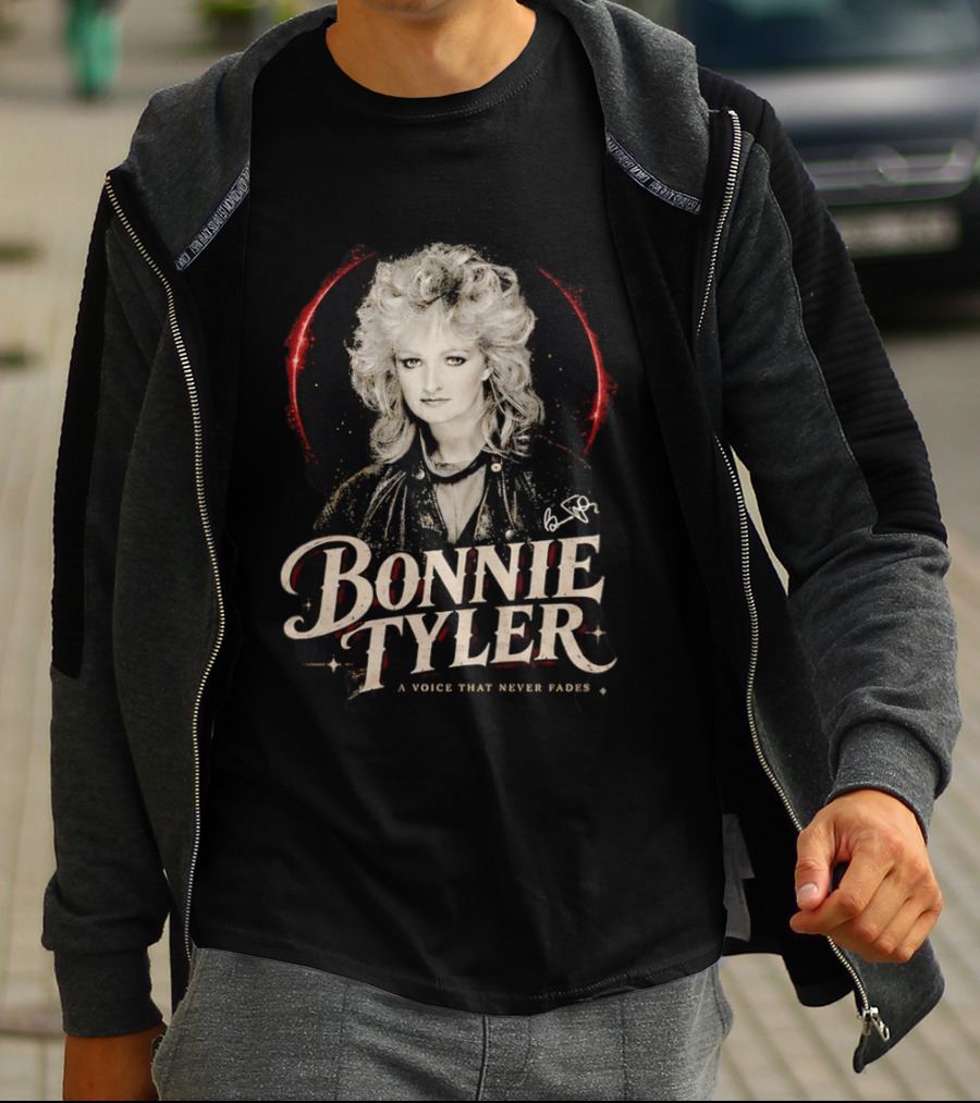 Bonnie Tyler A Voice That Never Fades Rockstar Legend T-Shirt