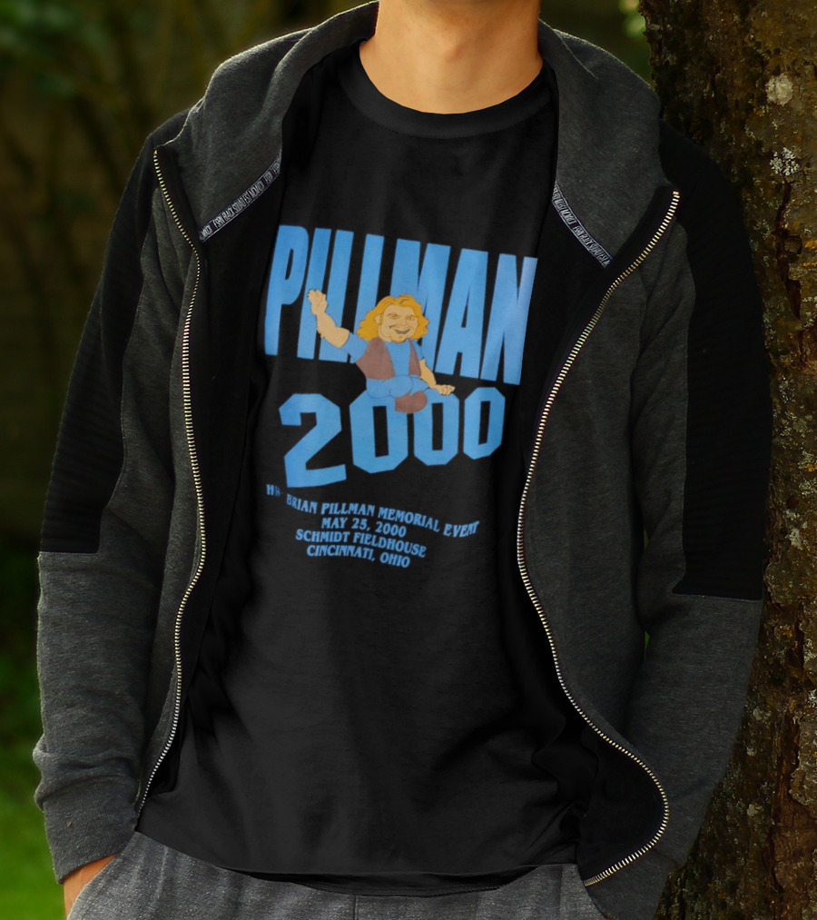 Pillman 2000 Brian Pillman Memorial Event May 25 Schmidt Fieldhouse Cincinnati Ohio T-Shirt