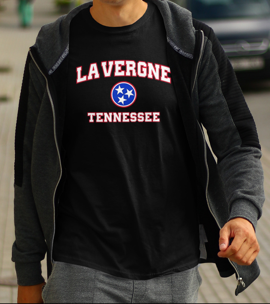 La Vergne Tennessee Tri Star Circle T-Shirt