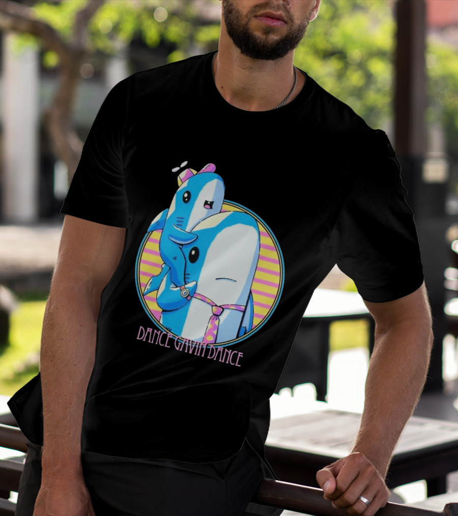 Dance Gavin Dance Shark Dad Cute Cartoon Marine Life Duo T-Shirt