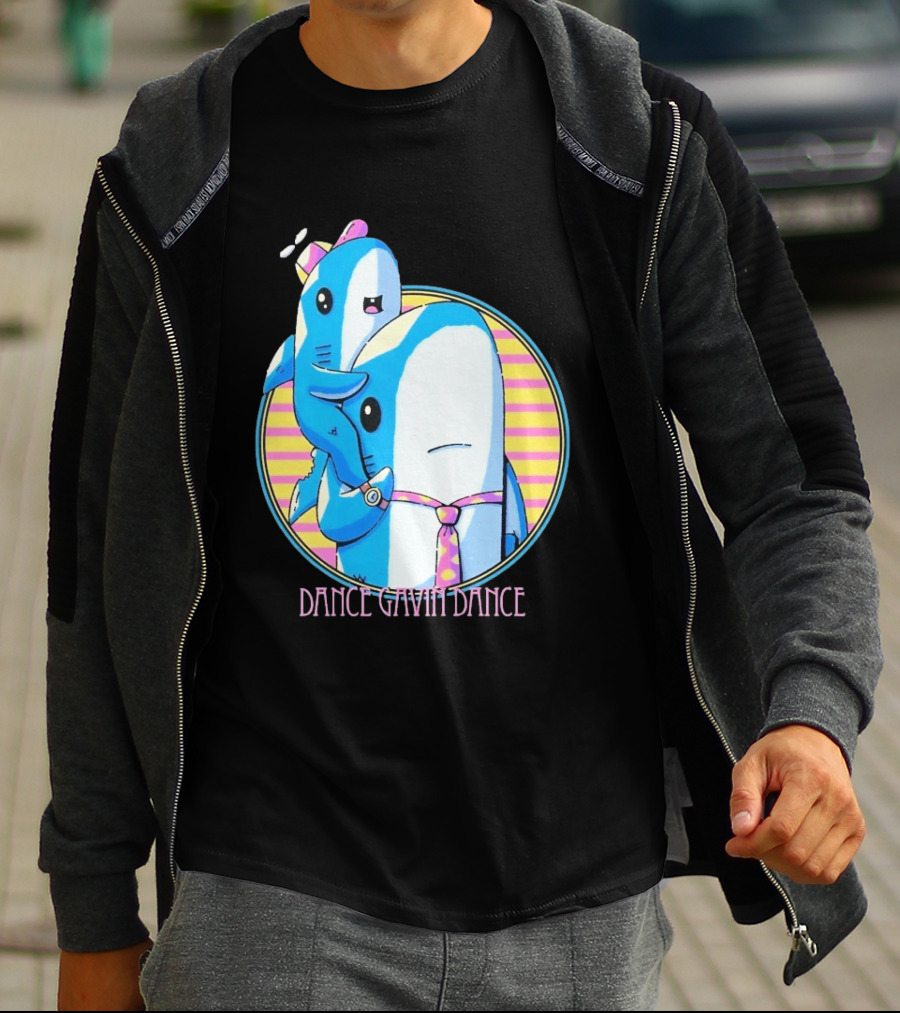 Dance Gavin Dance Shark Dad Cute Cartoon Marine Life Duo T-Shirt