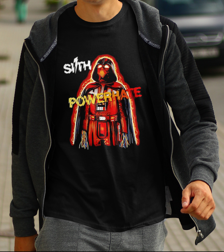 Sith Powerhate Darth Vader Lightning T-Shirt