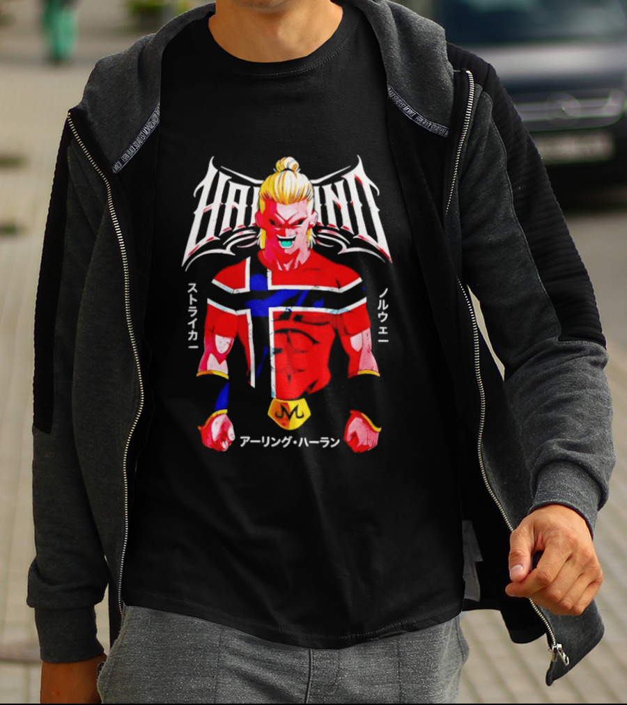 Haaland Norway Striker Majin Buu T-Shirt