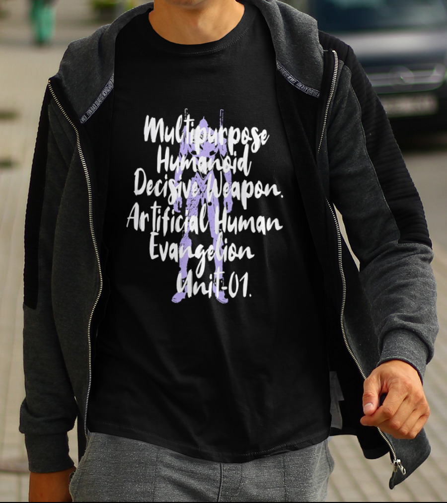 Evangelion Unit 01 Multipurpose Humanoid Decisive Weapon Artificial Human T-Shirt