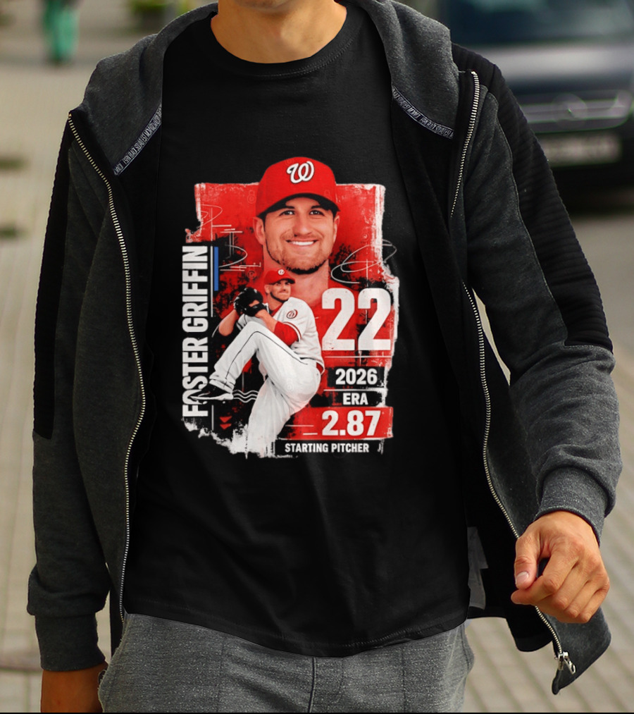 Foster Griffin 2026 ERA 2.87 Starting Pitcher 22 T-Shirt