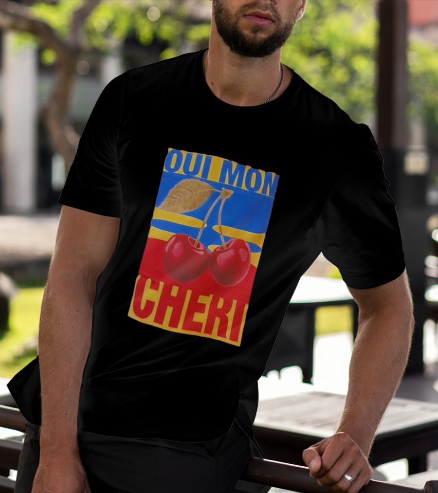 Oui Mon Cheri Cherry French Fruit T-Shirt