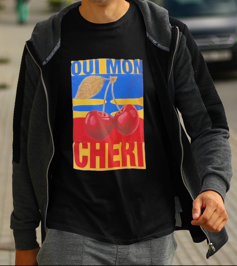 Oui Mon Cheri Cherry French Fruit T-Shirt