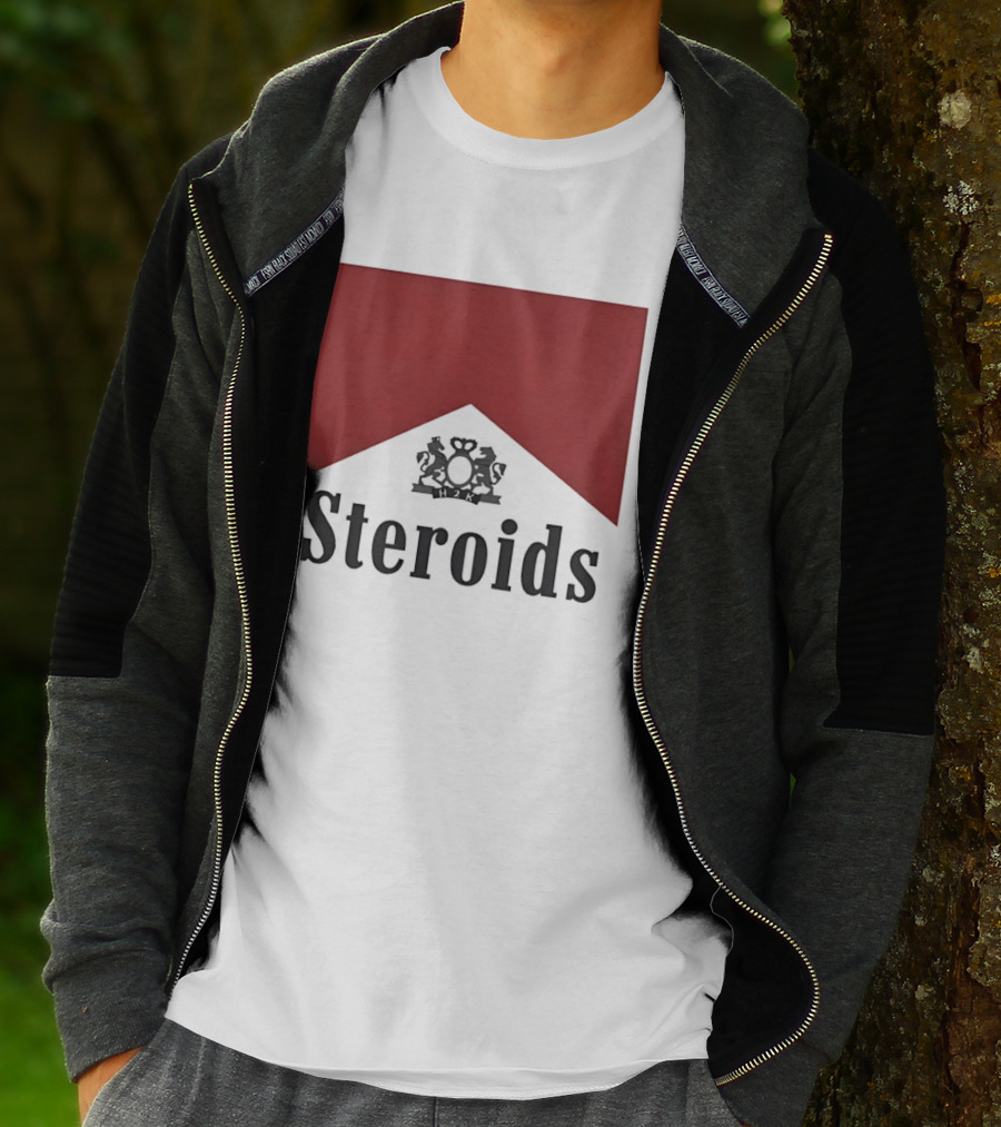 H2K Steroids Gym Fitness Lion Crest T-Shirt
