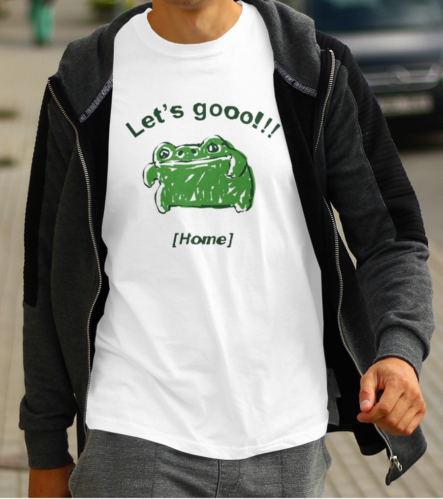 Let's Gooo Home Popcornpunk Frog T-Shirt