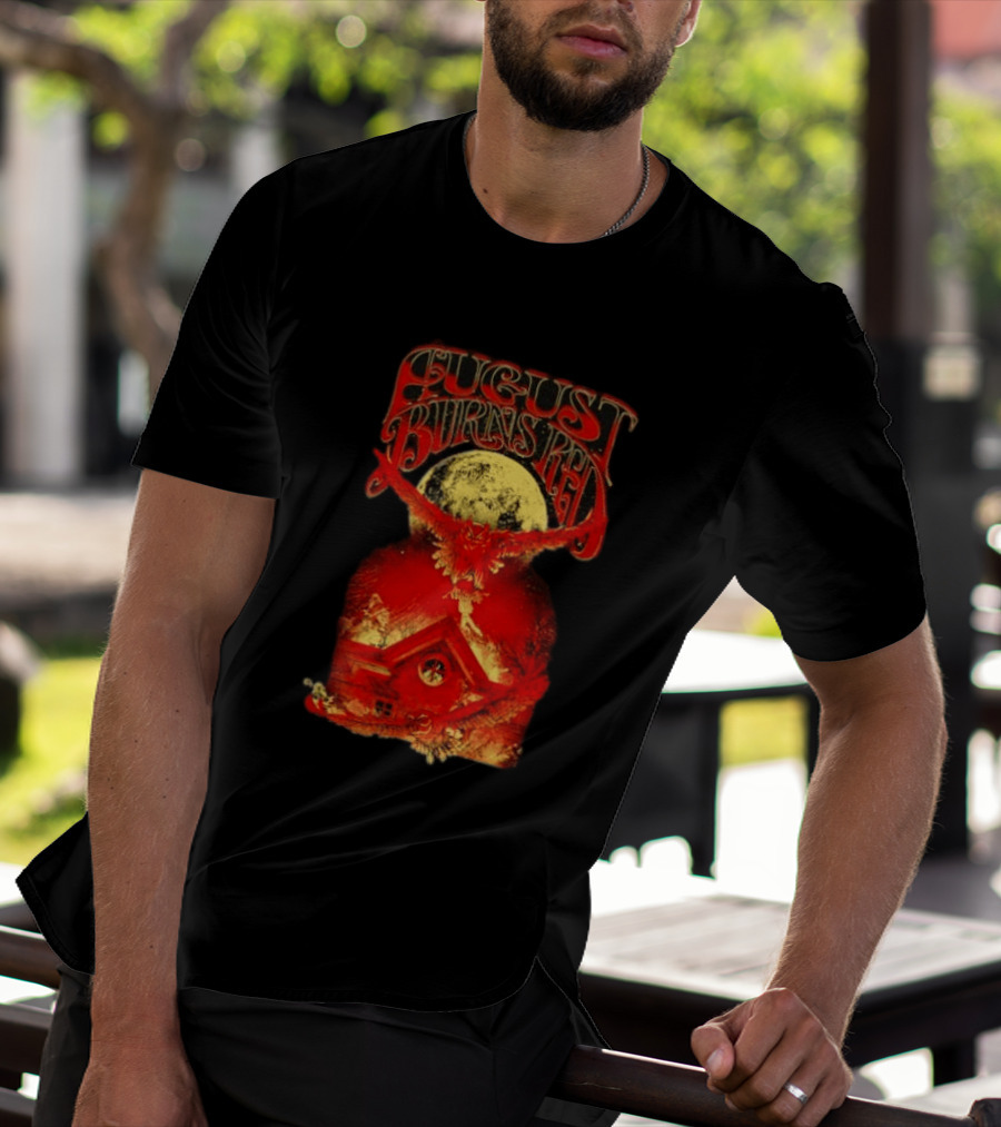 August Burns Red Owl Moon Metalcore Band Rustic Redhouse Scene T-Shirt
