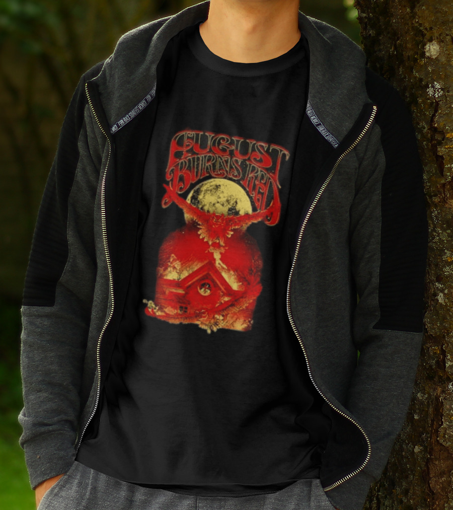 August Burns Red Owl Moon Metalcore Band Rustic Redhouse Scene T-Shirt