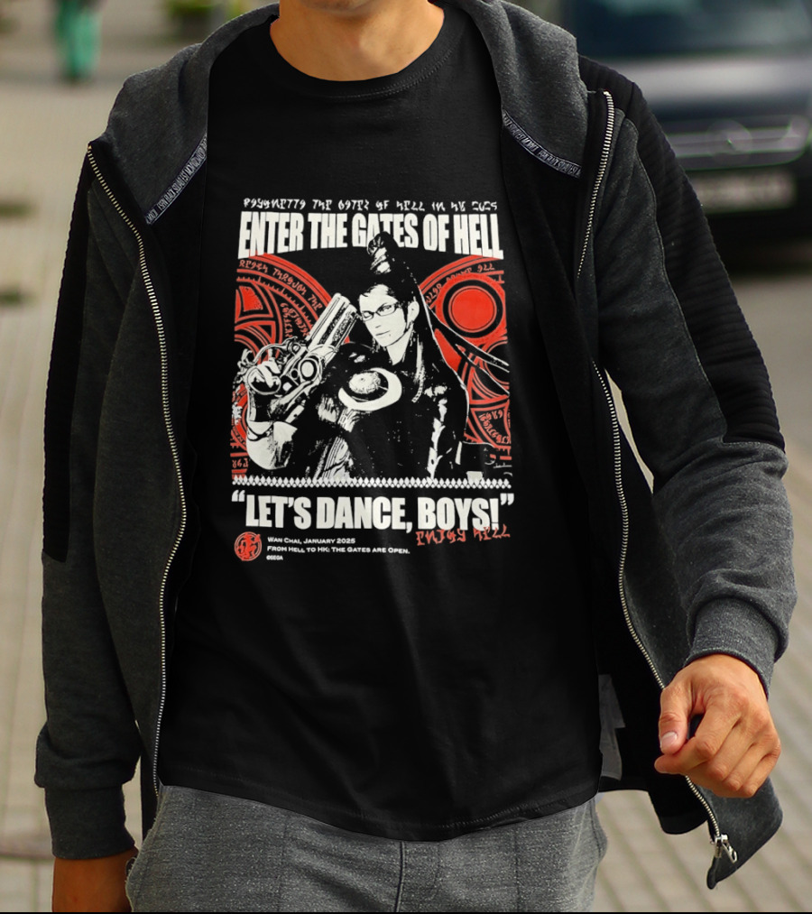 Bayonetta Enter The Gates Of Hell Let's Dance Boys 2025 Wan Chai T-Shirt