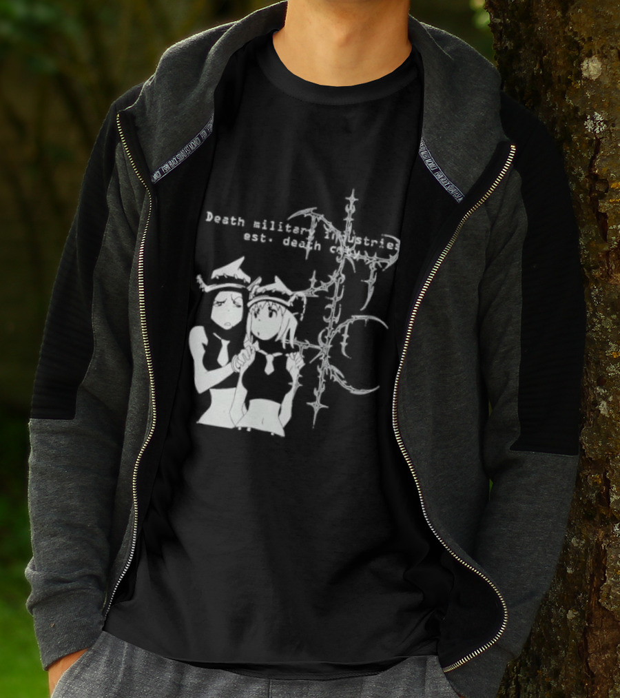 Death Military Industries Est Death City Anime Manga Cross T-Shirt