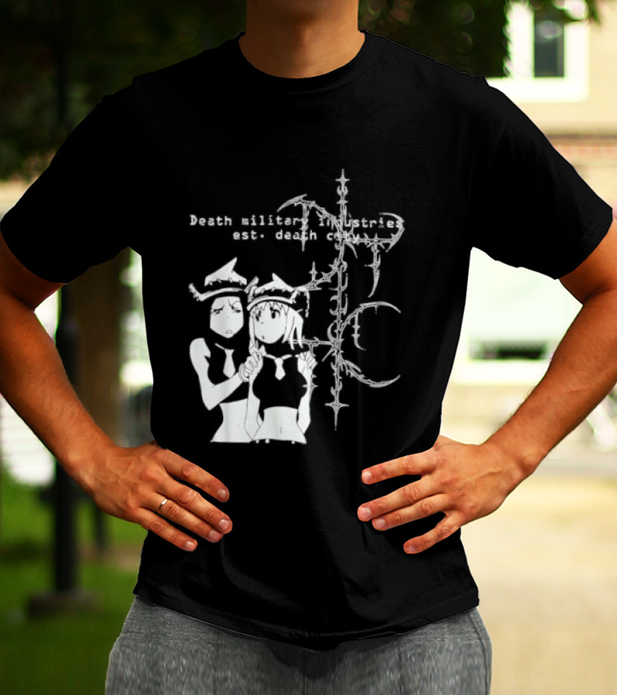 Death Military Industries Est Death City Anime Manga Cross T-Shirt