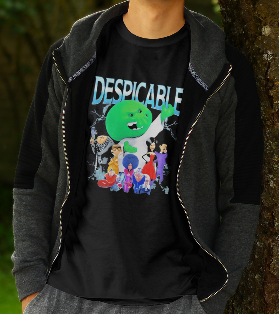 Despicable Me Featuring Gru Green Villain Group Villains T-Shirt