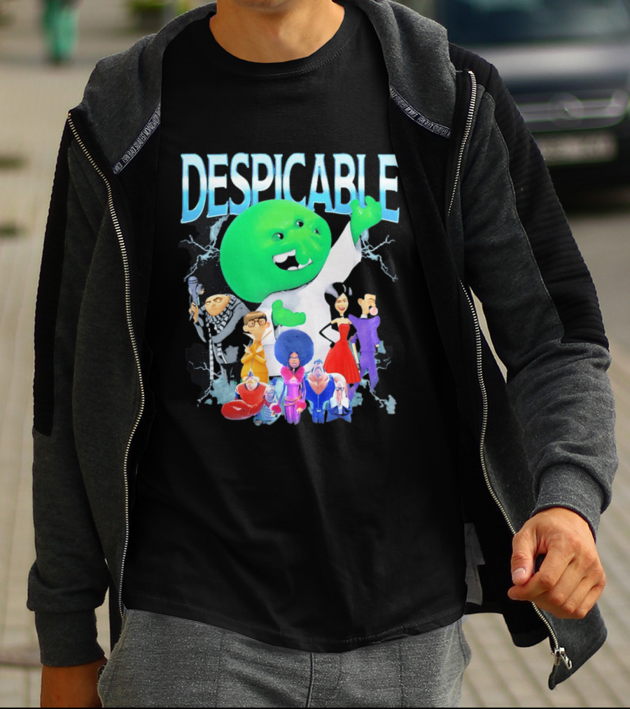Despicable Me Featuring Gru Green Villain Group Villains T-Shirt