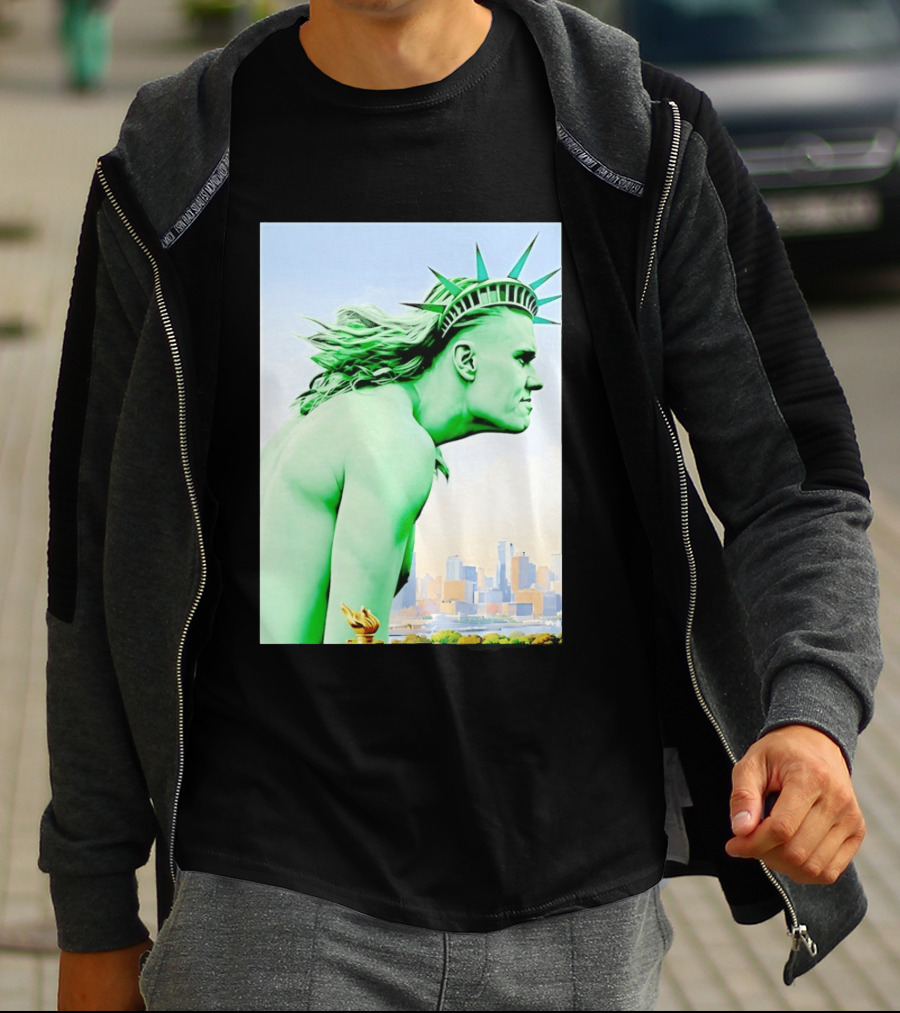 Erling Haaland Liberty Statue Meme T-Shirt