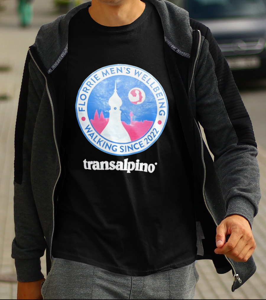 Florrie Men's Wellbeing Walking Since 2022 Transalpino T-Shirt